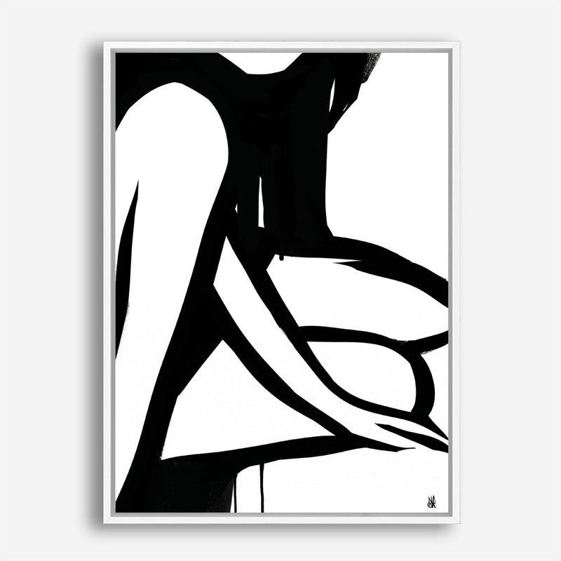 Shop Figure 1 Canvas Print a painted abstract themed framed canvas wall art print from The Print Emporium artwork collection - Buy Australian made fine art painting style stretched canvas prints for the home and your interior decor space, TPE-DH-046-CA-35X46-NF