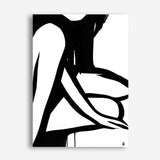 Shop Figure 1 Canvas Print a painted abstract themed framed canvas wall art print from The Print Emporium artwork collection - Buy Australian made fine art painting style stretched canvas prints for the home and your interior decor space, TPE-DH-046-CA-35X46-NF