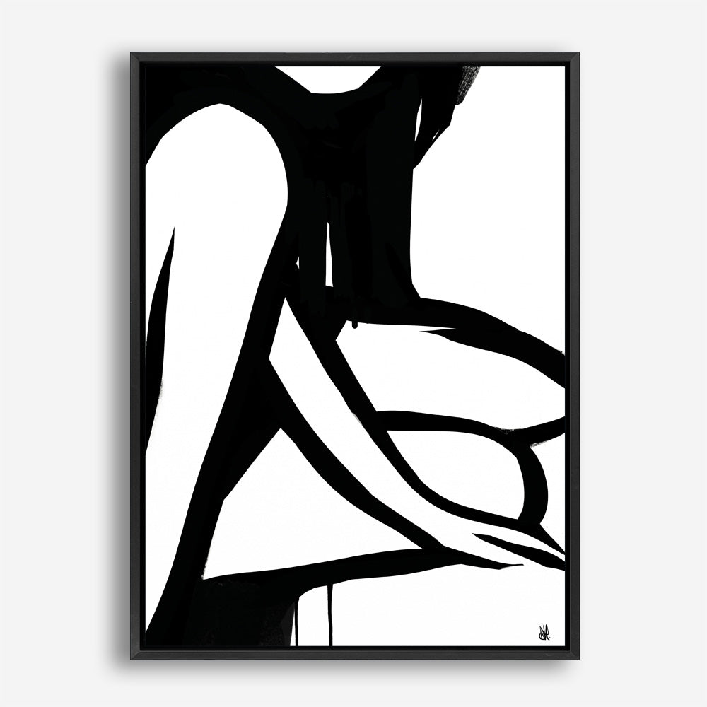 Shop Figure 1 Canvas Print a painted abstract themed framed canvas wall art print from The Print Emporium artwork collection - Buy Australian made fine art painting style stretched canvas prints for the home and your interior decor space, TPE-DH-046-CA-35X46-NF