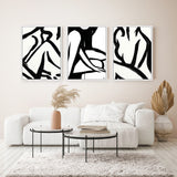 Shop Figure 1 Canvas Print a painted abstract themed framed canvas wall art print from The Print Emporium artwork collection - Buy Australian made fine art painting style stretched canvas prints for the home and your interior decor space, TPE-DH-046-CA-35X46-NF