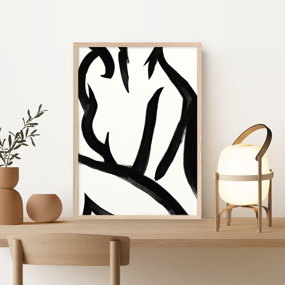 Shop Figure 2 Art Print a painted abstract themed wall art print from The Print Emporium wall artwork collection - Buy Australian made fine art painting style poster and framed prints for the home and your interior decor room, TPE-DH-047-AP