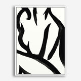 Shop Figure 2 Canvas Print a painted abstract themed framed canvas wall art print from The Print Emporium artwork collection - Buy Australian made fine art painting style stretched canvas prints for the home and your interior decor space, TPE-DH-047-CA-35X46-NF