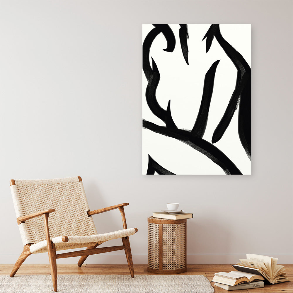 Shop Figure 2 Canvas Print a painted abstract themed framed canvas wall art print from The Print Emporium artwork collection - Buy Australian made fine art painting style stretched canvas prints for the home and your interior decor space, TPE-DH-047-CA-35X46-NF