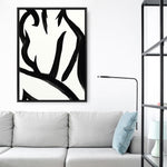 Shop Figure 2 Canvas Print a painted abstract themed framed canvas wall art print from The Print Emporium artwork collection - Buy Australian made fine art painting style stretched canvas prints for the home and your interior decor space, TPE-DH-047-CA-35X46-NF