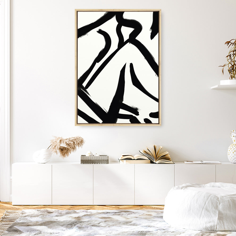 Shop Figure 3 Canvas Print a painted abstract themed framed canvas wall art print from The Print Emporium artwork collection - Buy Australian made fine art painting style stretched canvas prints for the home and your interior decor space, TPE-DH-048-CA-35X46-NF
