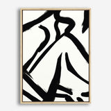 Shop Figure 3 Canvas Print a painted abstract themed framed canvas wall art print from The Print Emporium artwork collection - Buy Australian made fine art painting style stretched canvas prints for the home and your interior decor space, TPE-DH-048-CA-35X46-NF