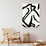 Shop Figure 3 Canvas Print a painted abstract themed framed canvas wall art print from The Print Emporium artwork collection - Buy Australian made fine art painting style stretched canvas prints for the home and your interior decor space, TPE-DH-048-CA-35X46-NF