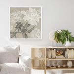 Shop Floral Lines I (Square) Art Print a floral themed painted wall art print from The Print Emporium wall artwork collection - Buy Australian made fine art painting style poster and framed prints for the home and your interior decor room, TPE-PC-JN625-AP