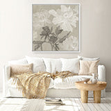 Shop Floral Lines I (Square) Canvas Print a floral themed painted framed canvas wall art print from The Print Emporium artwork collection - Buy Australian made fine art painting style stretched canvas prints for the home and your interior decor space, TPE-PC-JN625-CA-40X40-NF