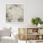 Shop Floral Lines II (Square) Art Print a floral themed painted wall art print from The Print Emporium wall artwork collection - Buy Australian made fine art painting style poster and framed prints for the home and your interior decor room, TPE-PC-JN626-AP