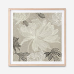 Shop Floral Lines II (Square) Art Print a floral themed painted wall art print from The Print Emporium wall artwork collection - Buy Australian made fine art painting style poster and framed prints for the home and your interior decor room, TPE-PC-JN626-AP