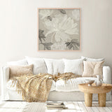 Shop Floral Lines II (Square) Art Print a floral themed painted wall art print from The Print Emporium wall artwork collection - Buy Australian made fine art painting style poster and framed prints for the home and your interior decor room, TPE-PC-JN626-AP