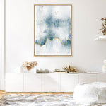 Shop Flow with Gold II Canvas Print a painted abstract themed framed canvas wall art print from The Print Emporium artwork collection - Buy Australian made fine art painting style stretched canvas prints for the home and your interior decor space, TPE-WA-36968-CA-35X46-NF