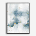 Shop Flow with Gold II Canvas Print a painted abstract themed framed canvas wall art print from The Print Emporium artwork collection - Buy Australian made fine art painting style stretched canvas prints for the home and your interior decor space, TPE-WA-36968-CA-35X46-NF