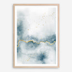 Shop Flow with Gold III Art Print a painted abstract themed wall art print from The Print Emporium wall artwork collection - Buy Australian made fine art painting style poster and framed prints for the home and your interior decor room, TPE-WA-36969-AP