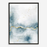 Shop Flow with Gold III Art Print a painted abstract themed wall art print from The Print Emporium wall artwork collection - Buy Australian made fine art painting style poster and framed prints for the home and your interior decor room, TPE-WA-36969-AP