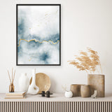 Shop Flow with Gold III Art Print a painted abstract themed wall art print from The Print Emporium wall artwork collection - Buy Australian made fine art painting style poster and framed prints for the home and your interior decor room, TPE-WA-36969-AP