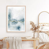 Shop Flow with Gold III Art Print a painted abstract themed wall art print from The Print Emporium wall artwork collection - Buy Australian made fine art painting style poster and framed prints for the home and your interior decor room, TPE-WA-36969-AP