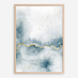 Shop Flow with Gold III Art Print a painted abstract themed wall art print from The Print Emporium wall artwork collection - Buy Australian made fine art painting style poster and framed prints for the home and your interior decor room, TPE-WA-36969-AP