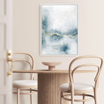 Shop Flow with Gold III Canvas Print a painted abstract themed framed canvas wall art print from The Print Emporium artwork collection - Buy Australian made fine art painting style stretched canvas prints for the home and your interior decor space, TPE-WA-36969-CA-35X46-NF