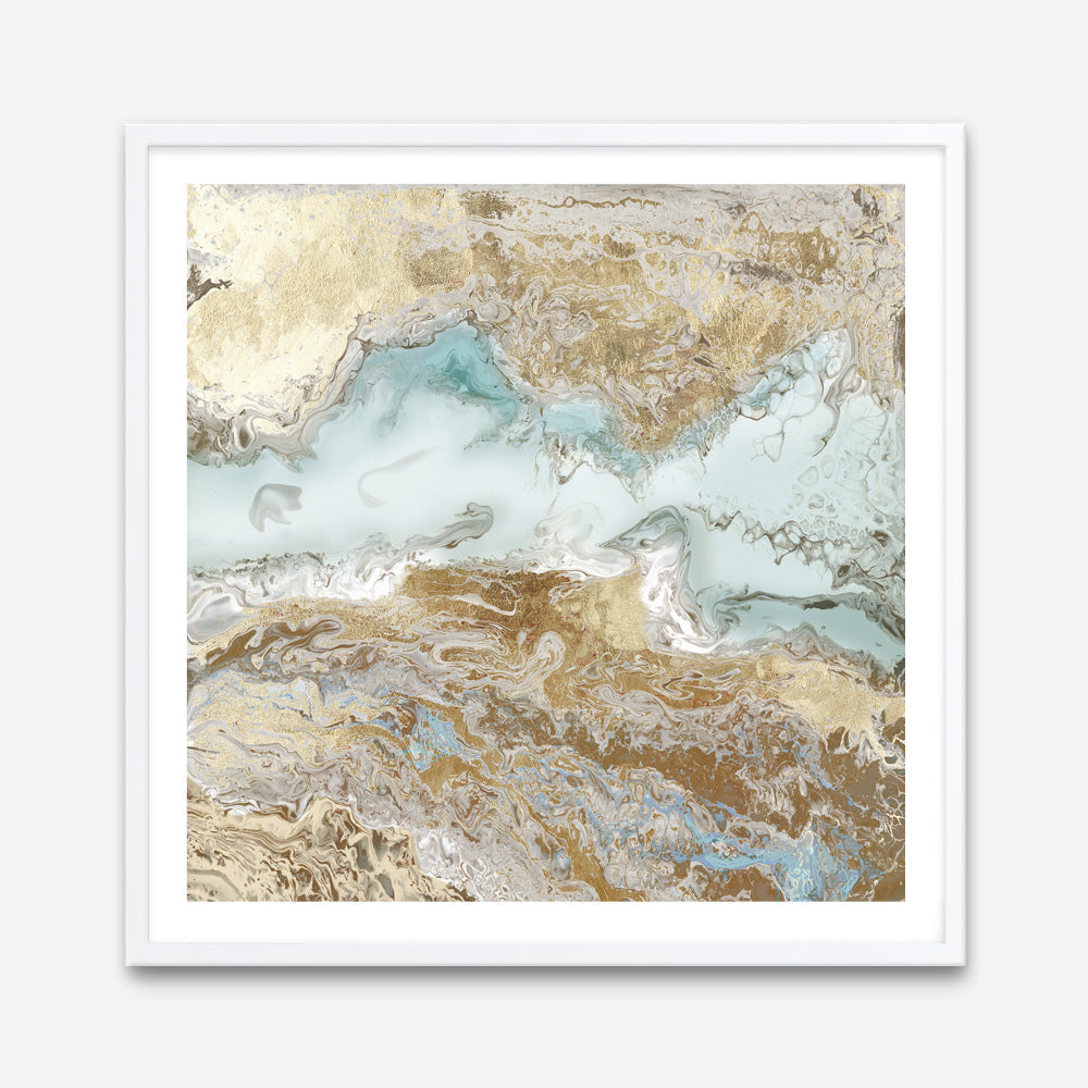 Shop Flume (Square) Art Print a painted abstract themed wall art print from The Print Emporium wall artwork collection - Buy Australian made fine art painting style poster and framed prints for the home and your interior decor room, TPE-PC-BC033-AP