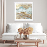 Shop Flume (Square) Art Print a painted abstract themed wall art print from The Print Emporium wall artwork collection - Buy Australian made fine art painting style poster and framed prints for the home and your interior decor room, TPE-PC-BC033-AP