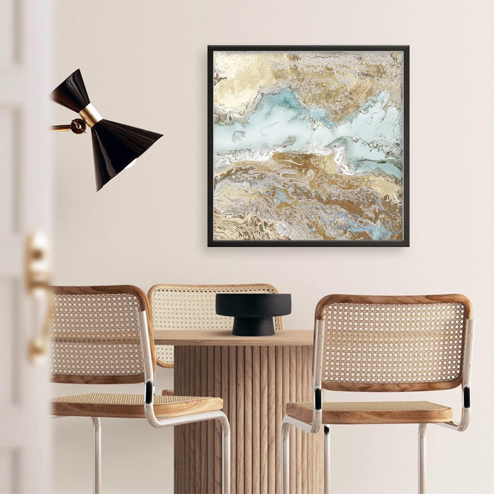 Shop Flume (Square) Art Print a painted abstract themed wall art print from The Print Emporium wall artwork collection - Buy Australian made fine art painting style poster and framed prints for the home and your interior decor room, TPE-PC-BC033-AP