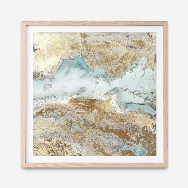 Shop Flume (Square) Art Print a painted abstract themed wall art print from The Print Emporium wall artwork collection - Buy Australian made fine art painting style poster and framed prints for the home and your interior decor room, TPE-PC-BC033-AP