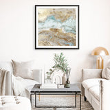 Shop Flume (Square) Art Print a painted abstract themed wall art print from The Print Emporium wall artwork collection - Buy Australian made fine art painting style poster and framed prints for the home and your interior decor room, TPE-PC-BC033-AP