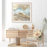 Shop Flume (Square) Art Print a painted abstract themed wall art print from The Print Emporium wall artwork collection - Buy Australian made fine art painting style poster and framed prints for the home and your interior decor room, TPE-PC-BC033-AP