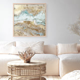 Shop Flume (Square) Art Print a painted abstract themed wall art print from The Print Emporium wall artwork collection - Buy Australian made fine art painting style poster and framed prints for the home and your interior decor room, TPE-PC-BC033-AP