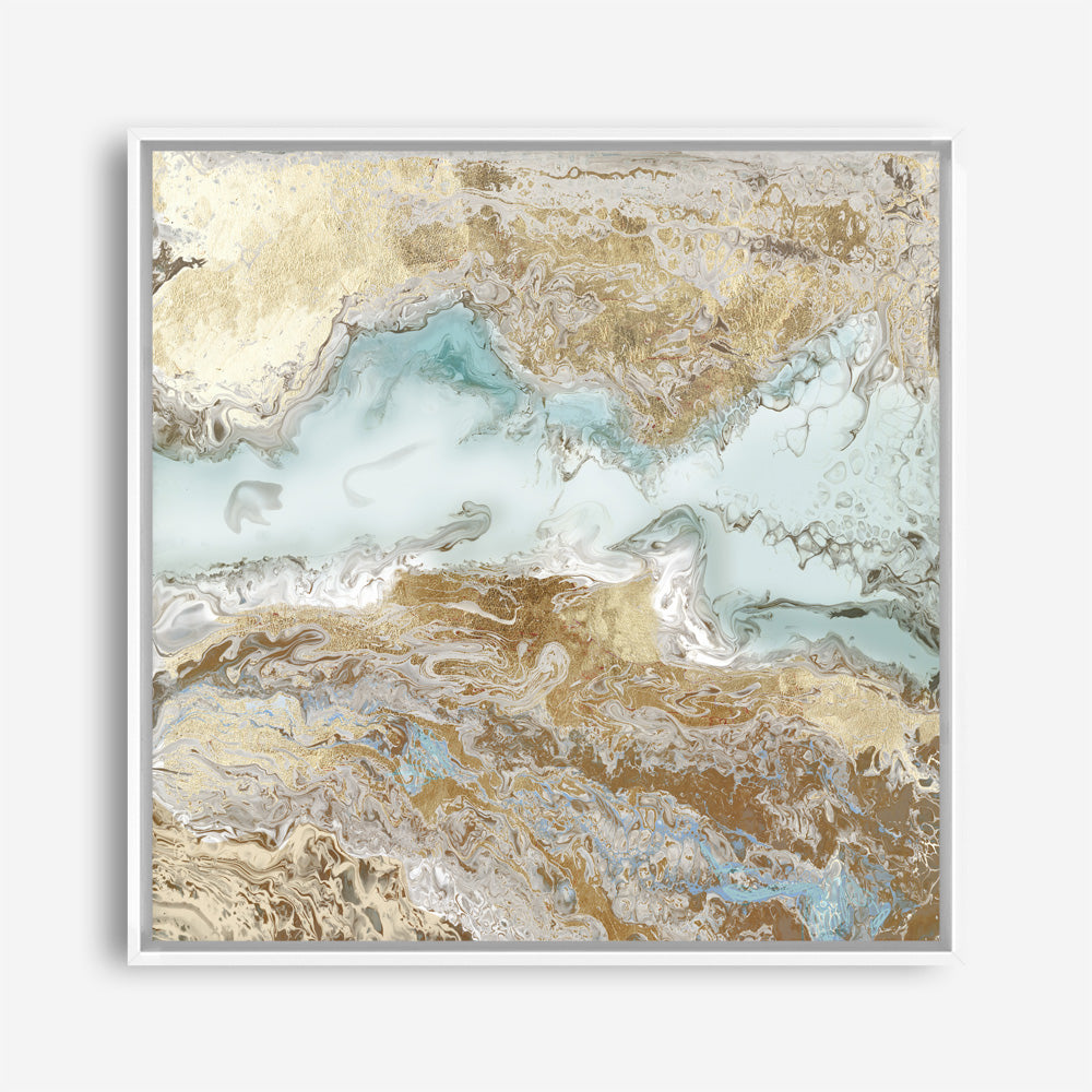 Shop Flume (Square) Canvas Print a painted abstract themed framed canvas wall art print from The Print Emporium artwork collection - Buy Australian made fine art painting style stretched canvas prints for the home and your interior decor space, TPE-PC-BC033-CA-40X40-NF