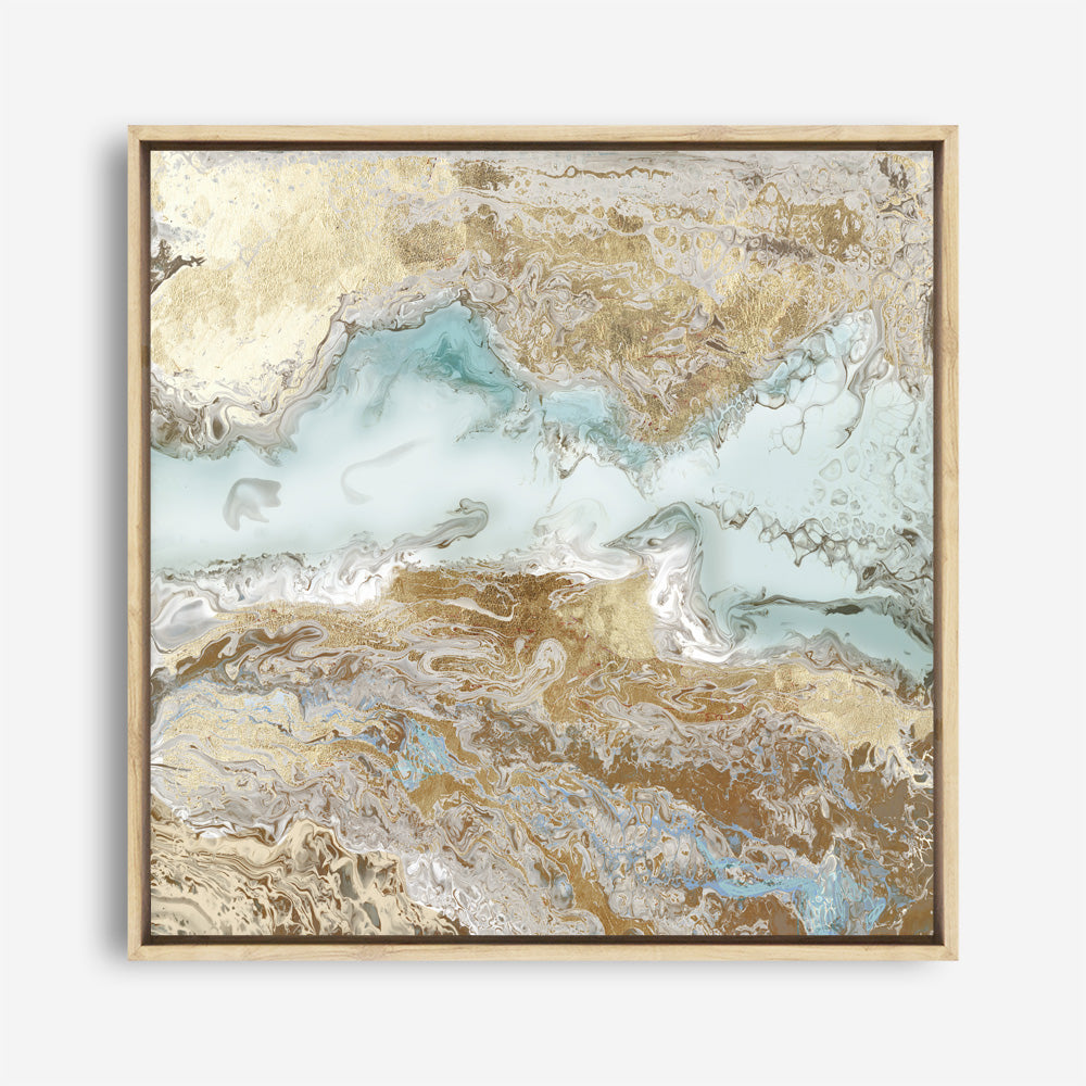Shop Flume (Square) Canvas Print a painted abstract themed framed canvas wall art print from The Print Emporium artwork collection - Buy Australian made fine art painting style stretched canvas prints for the home and your interior decor space, TPE-PC-BC033-CA-40X40-NF