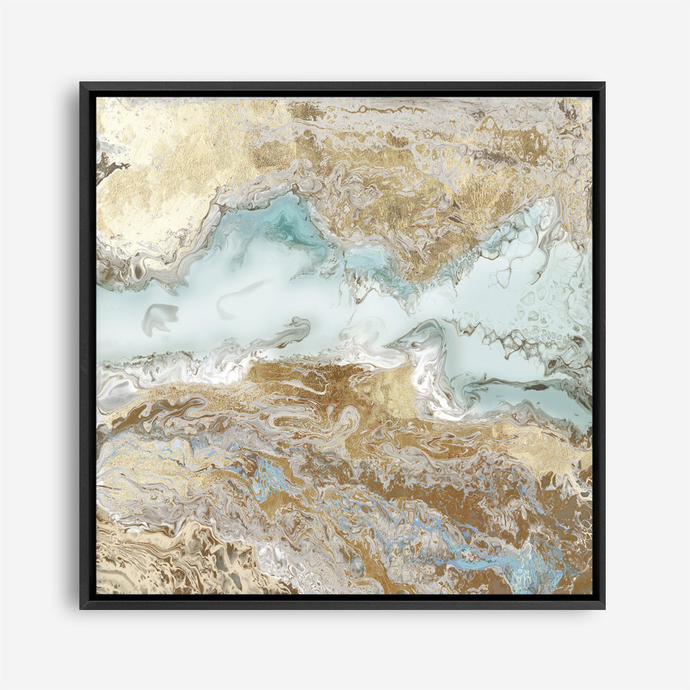 Shop Flume (Square) Canvas Print a painted abstract themed framed canvas wall art print from The Print Emporium artwork collection - Buy Australian made fine art painting style stretched canvas prints for the home and your interior decor space, TPE-PC-BC033-CA-40X40-NF