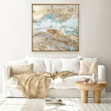 Shop Flume (Square) Canvas Print a painted abstract themed framed canvas wall art print from The Print Emporium artwork collection - Buy Australian made fine art painting style stretched canvas prints for the home and your interior decor space, TPE-PC-BC033-CA-40X40-NF