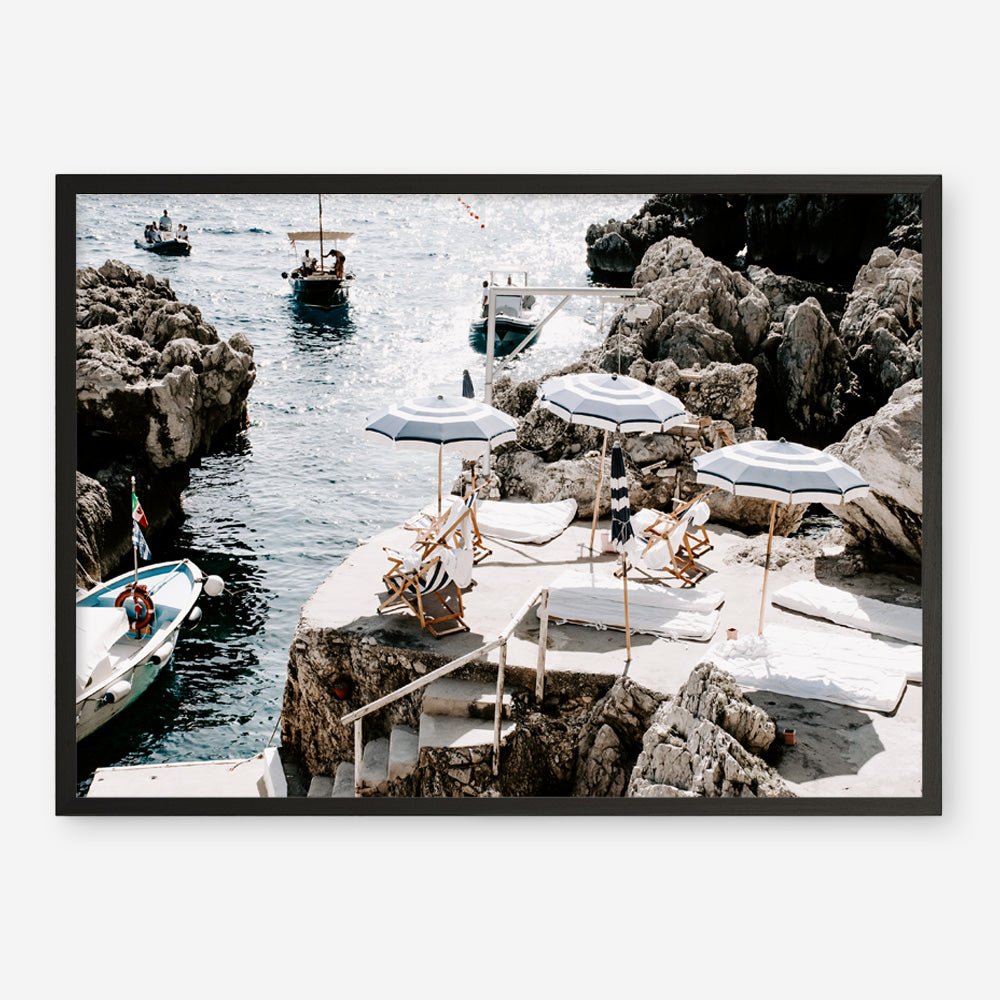Shop Fontelina Boat Ramp Photo Art Print a coastal themed photography wall art print from The Print Emporium wall artwork collection - Buy Australian made fine art poster and framed prints for the home and your interior decor, TPE-859-AP