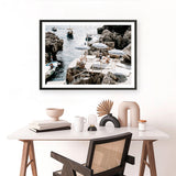 Shop Fontelina Boat Ramp Photo Art Print a coastal themed photography wall art print from The Print Emporium wall artwork collection - Buy Australian made fine art poster and framed prints for the home and your interior decor, TPE-859-AP