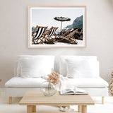 Shop Fontelina Chairs II Photo Art Print a coastal themed photography wall art print from The Print Emporium wall artwork collection - Buy Australian made fine art poster and framed prints for the home and your interior decor, TPE-733-AP