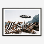 Shop Fontelina Chairs II Photo Art Print a coastal themed photography wall art print from The Print Emporium wall artwork collection - Buy Australian made fine art poster and framed prints for the home and your interior decor, TPE-733-AP