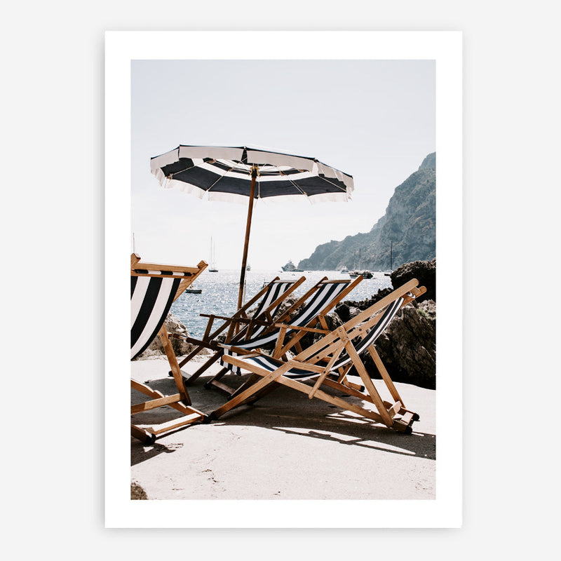 Shop Fontelina Chairs III Photo Art Print a coastal themed photography wall art print from The Print Emporium wall artwork collection - Buy Australian made fine art poster and framed prints for the home and your interior decor, TPE-734-AP