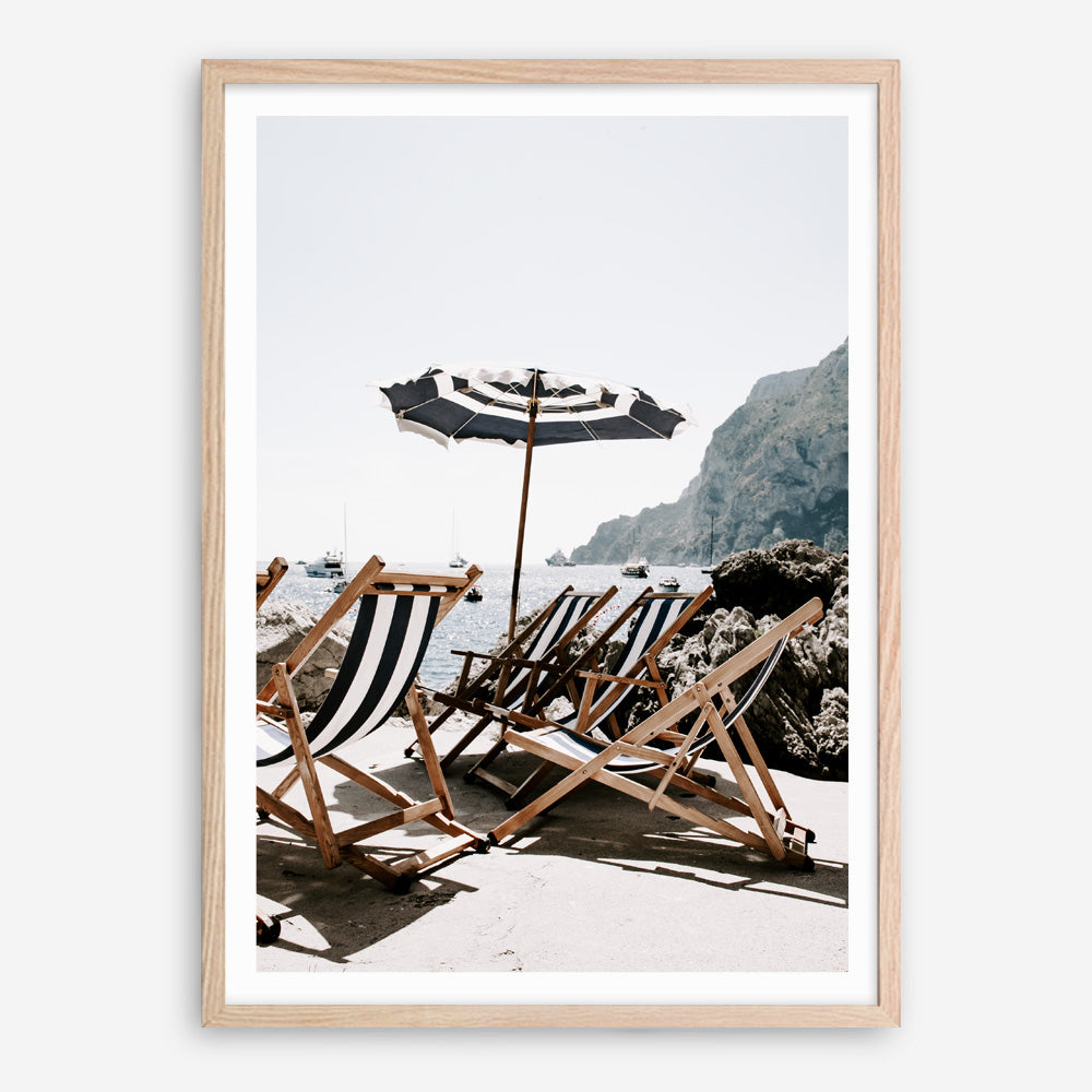 Shop Fontelina Chairs IV Photo Art Print a coastal themed photography wall art print from The Print Emporium wall artwork collection - Buy Australian made fine art poster and framed prints for the home and your interior decor, TPE-854-AP