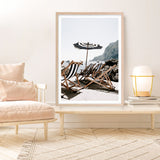 Shop Fontelina Chairs IV Photo Art Print a coastal themed photography wall art print from The Print Emporium wall artwork collection - Buy Australian made fine art poster and framed prints for the home and your interior decor, TPE-854-AP