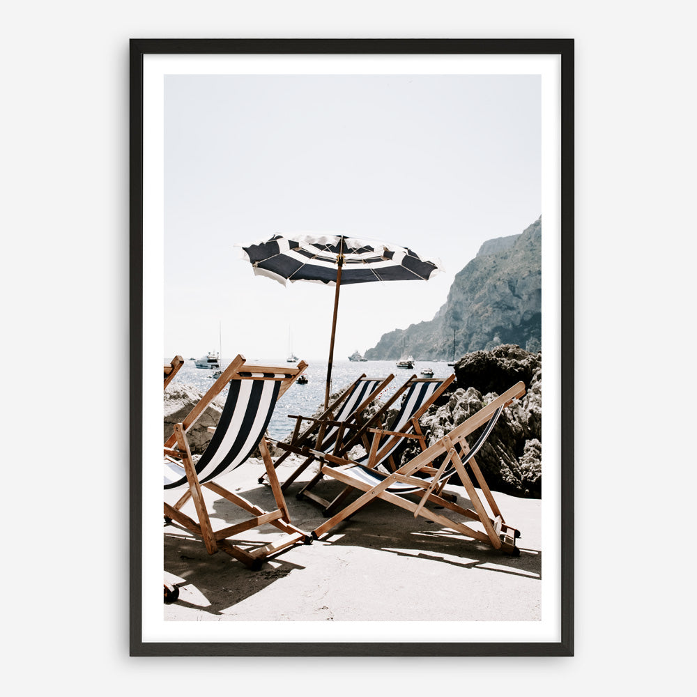 Shop Fontelina Chairs IV Photo Art Print a coastal themed photography wall art print from The Print Emporium wall artwork collection - Buy Australian made fine art poster and framed prints for the home and your interior decor, TPE-854-AP