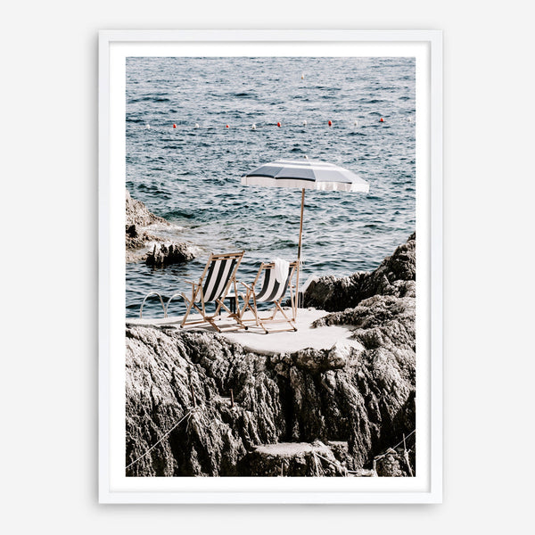 Shop Fontelina Chairs Photo Art Print a coastal themed photography wall art print from The Print Emporium wall artwork collection - Buy Australian made fine art poster and framed prints for the home and your interior decor, TPE-732-AP