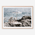 Shop Fontelina Chairs V Photo Art Print a coastal themed photography wall art print from The Print Emporium wall artwork collection - Buy Australian made fine art poster and framed prints for the home and your interior decor, TPE-1048-AP