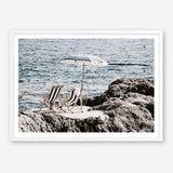 Shop Fontelina Chairs V Photo Art Print a coastal themed photography wall art print from The Print Emporium wall artwork collection - Buy Australian made fine art poster and framed prints for the home and your interior decor, TPE-1048-AP