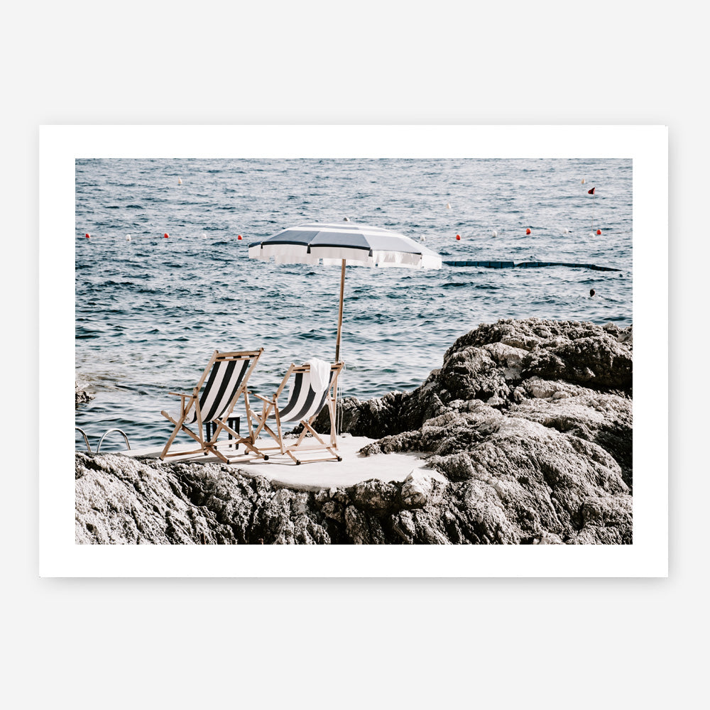 Shop Fontelina Chairs V Photo Art Print a coastal themed photography wall art print from The Print Emporium wall artwork collection - Buy Australian made fine art poster and framed prints for the home and your interior decor, TPE-1048-AP