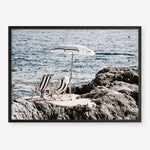 Shop Fontelina Chairs V Photo Art Print a coastal themed photography wall art print from The Print Emporium wall artwork collection - Buy Australian made fine art poster and framed prints for the home and your interior decor, TPE-1048-AP