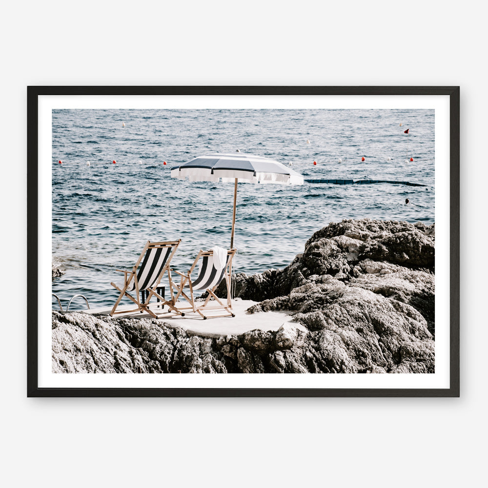 Shop Fontelina Chairs V Photo Art Print a coastal themed photography wall art print from The Print Emporium wall artwork collection - Buy Australian made fine art poster and framed prints for the home and your interior decor, TPE-1048-AP
