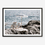 Shop Fontelina Chairs V Photo Art Print a coastal themed photography wall art print from The Print Emporium wall artwork collection - Buy Australian made fine art poster and framed prints for the home and your interior decor, TPE-1048-AP